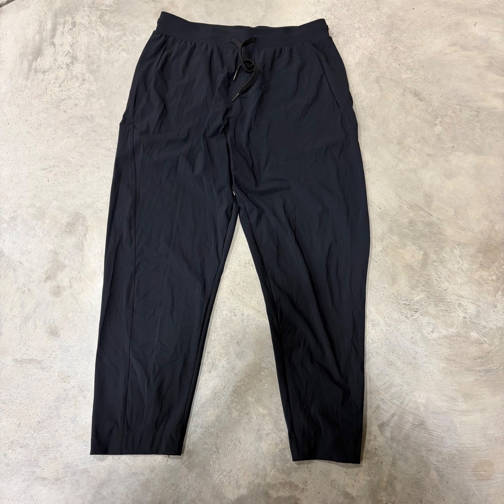 Sweaty Betty Explorer Trousers Black Tapered Stretch Travel Pants Womens US 8